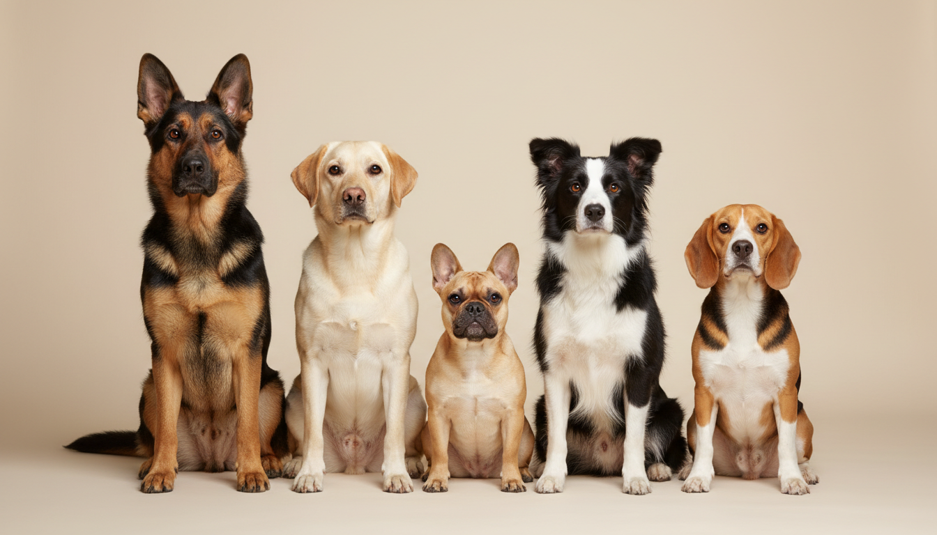 Dogs learning through communication and training